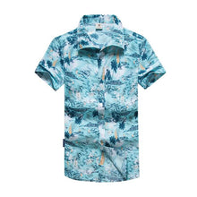 Load image into Gallery viewer, Mens Hawaiian Shirt Male Casual camisa masculina  Printed Beach Shirts Short Sleeve brand clothing Free Shipping Asian Size 5XL - UK Fashion Market
