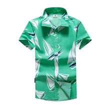 Load image into Gallery viewer, Mens Hawaiian Shirt Male Casual camisa masculina  Printed Beach Shirts Short Sleeve brand clothing Free Shipping Asian Size 5XL - UK Fashion Market
