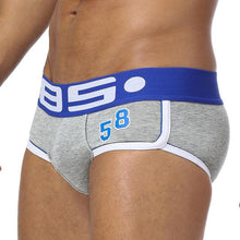 Load image into Gallery viewer, CMENIN Sexy Men Underwear Men Briefs Mesh Underpants Jockstrap Gay Mens briefs Cuecas Men Brief Bikini Under Wear Man Srting Man - UK Fashion Market
