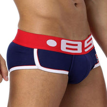 Load image into Gallery viewer, CMENIN Sexy Men Underwear Men Briefs Mesh Underpants Jockstrap Gay Mens briefs Cuecas Men Brief Bikini Under Wear Man Srting Man - UK Fashion Market
