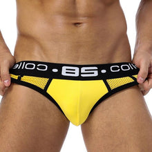 Load image into Gallery viewer, CMENIN Sexy Men Underwear Men Briefs Mesh Underpants Jockstrap Gay Mens briefs Cuecas Men Brief Bikini Under Wear Man Srting Man - UK Fashion Market

