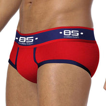 Load image into Gallery viewer, CMENIN Sexy Men Underwear Men Briefs Mesh Underpants Jockstrap Gay Mens briefs Cuecas Men Brief Bikini Under Wear Man Srting Man - UK Fashion Market
