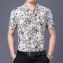 Load image into Gallery viewer, 2020 Men's Hawaiian Shirt Short Sleeve Mens Dress Shirts Slim Fit Camisa Masculina Summer Hawaii Casual Male Flower Print Shirt - UK Fashion Market
