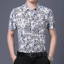 Load image into Gallery viewer, 2020 Men's Hawaiian Shirt Short Sleeve Mens Dress Shirts Slim Fit Camisa Masculina Summer Hawaii Casual Male Flower Print Shirt - UK Fashion Market
