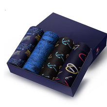 Load image into Gallery viewer, 4PCS/Set High Quality Brand Boxer Mens Underwear U Convex Boxers Shorts Sexy Soft Male Panties Printed Breathable Underpants - UK Fashion Market
