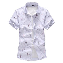 Load image into Gallery viewer, Plus Size M-7XLNew Summer Fashion Men's Shirt Slim Fit Men Short Sleeve Plaid Shirts Mens Clothes Trend Casual Mens Social Shirt - UK Fashion Market

