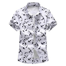 Load image into Gallery viewer, Plus Size M-7XLNew Summer Fashion Men's Shirt Slim Fit Men Short Sleeve Plaid Shirts Mens Clothes Trend Casual Mens Social Shirt - UK Fashion Market
