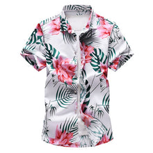 Load image into Gallery viewer, Plus Size M-7XLNew Summer Fashion Men's Shirt Slim Fit Men Short Sleeve Plaid Shirts Mens Clothes Trend Casual Mens Social Shirt - UK Fashion Market
