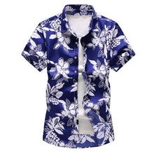 Load image into Gallery viewer, Plus Size M-7XLNew Summer Fashion Men's Shirt Slim Fit Men Short Sleeve Plaid Shirts Mens Clothes Trend Casual Mens Social Shirt - UK Fashion Market
