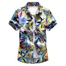 Load image into Gallery viewer, Plus Size M-7XLNew Summer Fashion Men's Shirt Slim Fit Men Short Sleeve Plaid Shirts Mens Clothes Trend Casual Mens Social Shirt - UK Fashion Market
